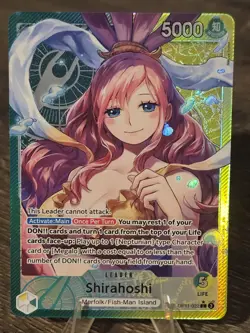 Shirahoshi (Alternate Art) OP11-022 English L A Fist of Divine Speed One Piece - Image 1