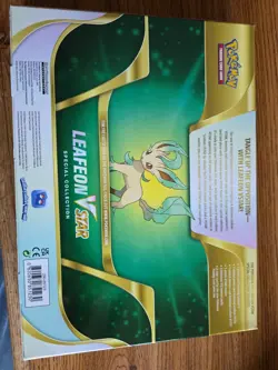 NEW SEALED Pokemon Leafeon VSTAR Special Collection Box Sword & Shield TCG - Image 2