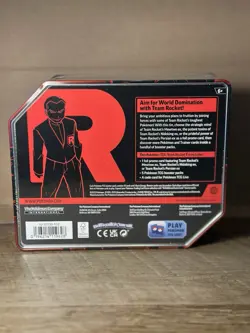 Pokemon Team Rocket Tin [Team Rockets Nidoking EX] SEALED - Image 3