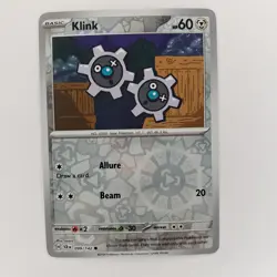 Pokemon - Klink - 099/142 - Reverse Holo - Stellar Crown - NM/M - Image 1