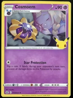 Cosmoem 014/025 Holo Rare - 2021 Pokemon Celebrations 25th Anniversary NM - Image 1