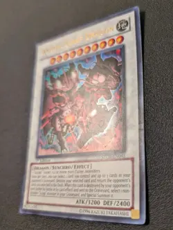 Atomic Scrap Dragon STOR-EN043 Ultra Rare 1st Edition Yugioh MP/LP - Image 2
