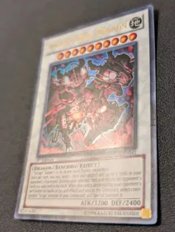 Atomic Scrap Dragon STOR-EN043 Ultra Rare 1st Edition Yugioh MP/LP - Image 4