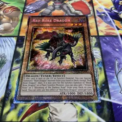 Yugioh! Red Rose Dragon Starlight Rare Near Mint 1st Edition MP25-EN037 - Image 1