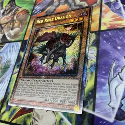 Yugioh! Red Rose Dragon Starlight Rare Near Mint 1st Edition MP25-EN037 - Image 2