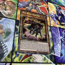 Yugioh! Red Rose Dragon Starlight Rare Near Mint 1st Edition MP25-EN037 - Image 3