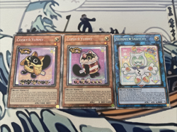 Yugioh Yummy Starlight Rare - Cupsy + Snatchy + Cooky - Near Mint - Image 1