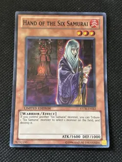 YuGiOh! - Hand of the Six Samurai STOR-ENSE2 Super Rare Limited Edition LP - Image 1