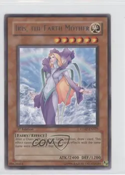 Iris the Earth Mother 1st Ed. YuGiOh Cyberdark Impact #CDIP-EN025 2006 READ - Image 1