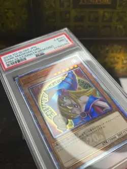 Yugioh Dark Magician Girl 20th Secret Rare DMMD-JP001 Japanaese Promo PSA9 MINT - Image 4