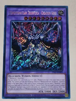 Yugioh Mementomictlan Tecuhtlica - Creation King - Secret Rare 25LP-EN009 - Image 1
