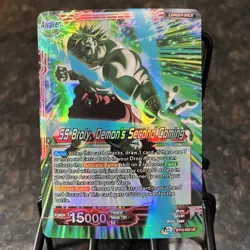 SS Broly Demons Second Coming BT15 Leader Foil Dragon Ball Super Card Game | NM - Image 1