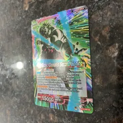 SS Broly Demons Second Coming BT15 Leader Foil Dragon Ball Super Card Game | NM - Image 2