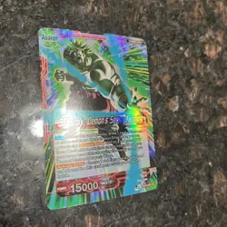 SS Broly Demons Second Coming BT15 Leader Foil Dragon Ball Super Card Game | NM - Image 3