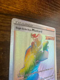177/163 SINGLE STRIKE STYLE MUSTARD (secret rare holo Pokemon Card Battle Styles - Image 3