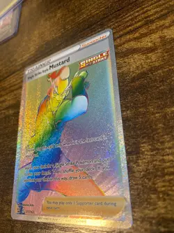 177/163 SINGLE STRIKE STYLE MUSTARD (secret rare holo Pokemon Card Battle Styles - Image 4
