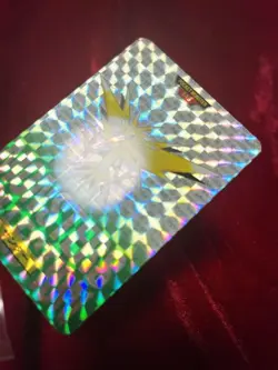 Pokemon Zapdos Carddass Part 2 Green Prism Holo Legendary Bird Anime Card Bandai - Image 3