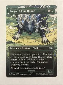 Torgal, A Fine Hound (Borderless) Final Fantasy Regular - Image 1