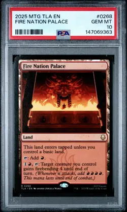2025 MAGIC: THE GATHERING AVATAR: THE LAST AIRBENDER FIRE NATION PALACE PSA 10 - Image 1