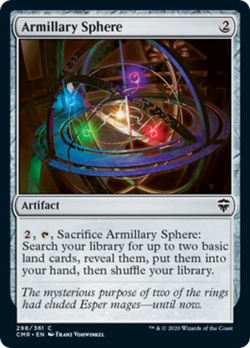 Armillary Sphere FOIL Commander Legends MINT Artifact Common MAGIC CARD ABUGames - Image 1