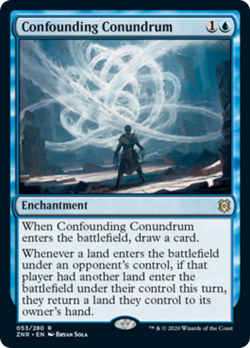 Confounding Conundrum FOIL Zendikar Rising NM Blue Rare MAGIC MTG CARD ABUGames - Image 1