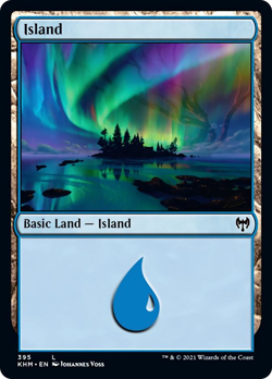 Island FOIL Kaldheim MINT Common MAGIC THE GATHERING MTG CARD ABUGames - Image 1