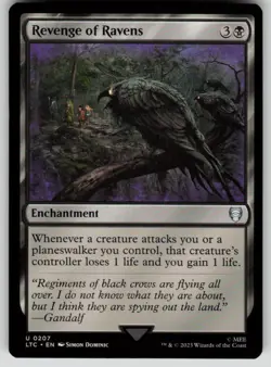 Revenge of Ravens Commander: The Lord of the Rings 207 MTG NM - Image 1