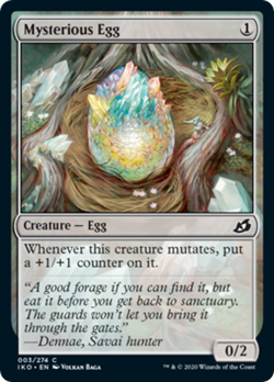 Mysterious Egg FOIL Ikoria: Lair of Behemoths NM Common MAGIC MTG CARD ABUGames - Image 1