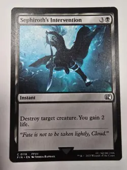Sephiroth's Intervention Final Fantasy Regular Magic The Gathering - Image 1