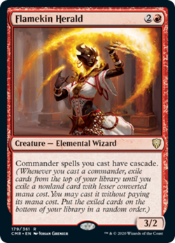 Flamekin Herald FOIL Commander Legends NM Red Rare MAGIC GATHERING CARD ABUGames - Image 1
