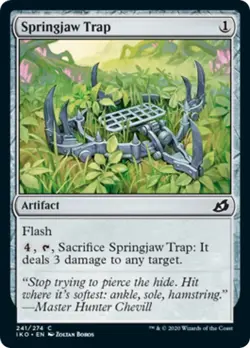 Springjaw Trap FOIL Ikoria: Lair of Behemoths NM Artifact Common CARD ABUGames - Image 1