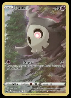 Pokemon Cards Duskull GG28/GG70 Crown Zenith Galarian Gallery Holo NM - Image 1