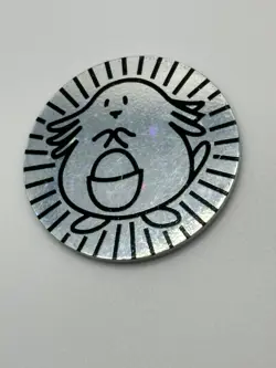 1999 Chansey Holo foil Nintendo Pokemon Wizards Coin Rare Wizards (C4) - Image 1
