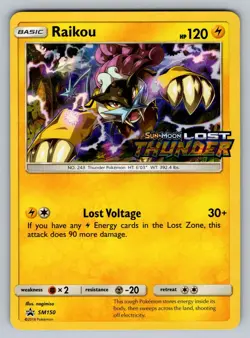 Raikou - (Prerelease) SM150 Holo Promo Sun & Moon Promo Pokemon Holo Near Mint - Image 1