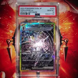 Pokemon PSA 10 Japanese Ceruledge EX Special Art Rare - Image 1