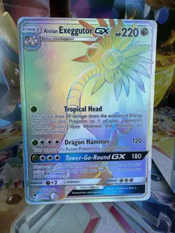 Alolan Exeggutor GX - 118/111 - Secret Rare - Crimson Invasion Pokemon TCG Card - Image 1