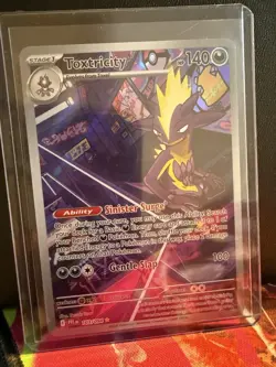 Pokemon TCG Toxtricity Phantasmal Flames Illustration Rare 103/094 - Image 1