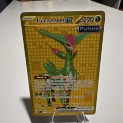 Pokemon Iron Leaves EX Hyper Rare Holo 213/162 SV05: Temporal Forces Card - Image 1
