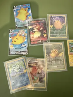 Pokemon TCG Radiant & VMAX Card Lot (16) Pikachu, Charizard, Celebrations, GO - Image 2