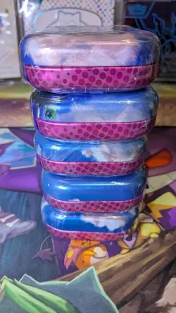 POKEMON FULL SET MEGA EVOLUTION ASCENDED HEROES MINI TINS ALL 5 TINS NEW SEALED - Image 4