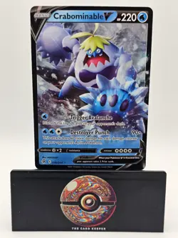 Pokemon TCG Crabominable V Fusion Strike 076/264 Holo Ultra Rare - Image 1