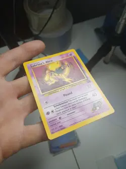 Pokemon Sabrinas Abra Black Star Promo 19 WOTC (B) - Image 2