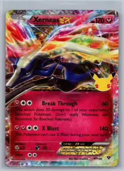 NM Xerneas EX Celebrations: Classic Collection 97/146 Classic Collection Pokemon - Image 1
