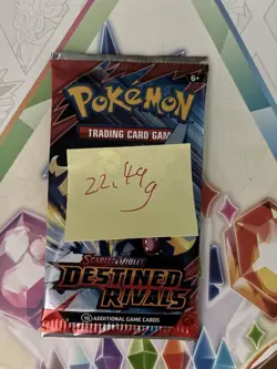 (VERY HEAVY) 22.49g Pokemon TCG Destined Rivals Booster Pack (SEALED)✅ - Image 2