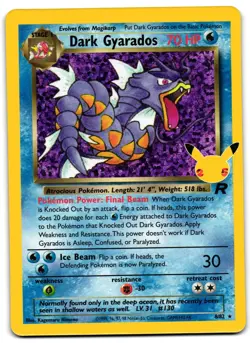 Dark Gyarados 82/82 - Celebrations: Classic Collection Pokemon TCG - NM Card - Image 1