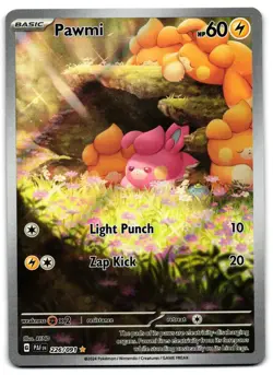 Pawmi 226/091 - 🌊 Paldean Fates Illustration Rare Pokemon TCG 🖤 - LP - Image 1