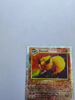 Pokemon Flareon 10/110 Legendary Collection Reverse Holo Holo Rare 2002 English - Image 2