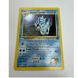 Pokemon Giovanni's Gyarados 5/132 Gym Challenge Holo Rare Stage 1 2000 English - Image 1