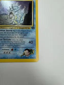 Pokemon Giovanni's Gyarados 5/132 Gym Challenge Holo Rare Stage 1 2000 English - Image 4