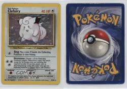 Clefairy Holo Pokemon Base Set #5 1999 - Image 3